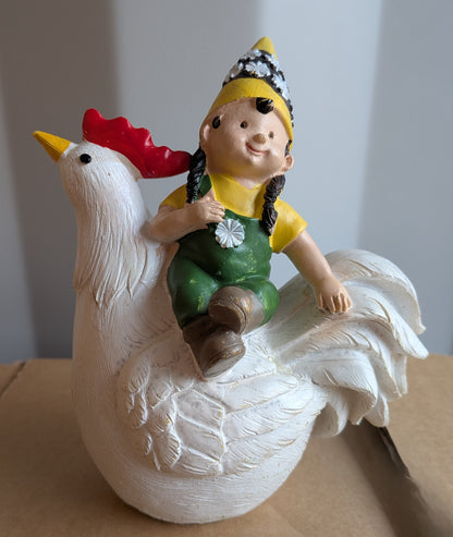 Lot de 11 Statues de jardin décoration en  Polyrésine