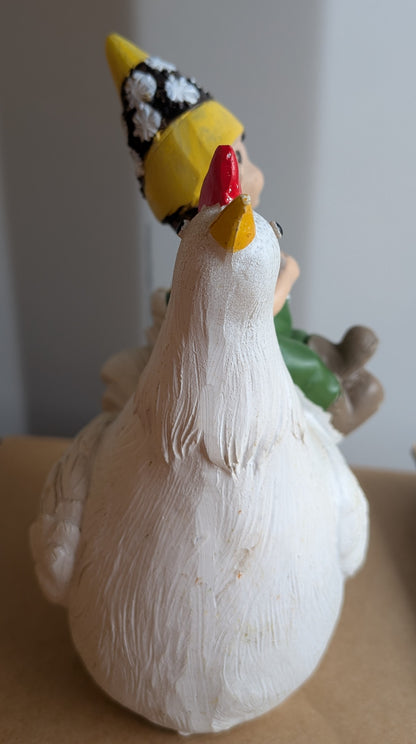 Lot de 11 Statues de jardin décoration en  Polyrésine