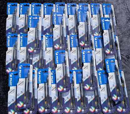 35 Stylos Gel Pilot + Recharges Incluses