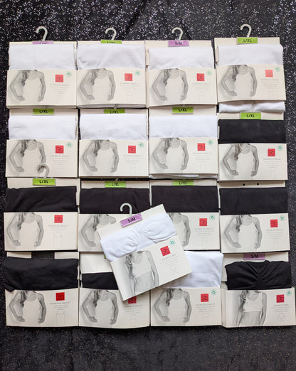 👚 17 Débardeurs Femme – Noir & Blanc, Fines Bretelles