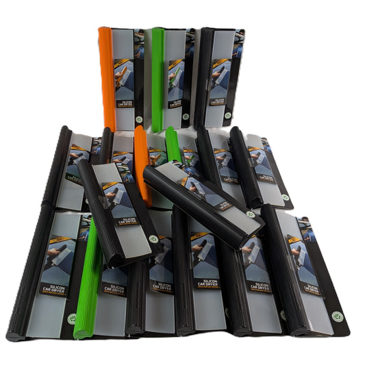 17 Raclettes Silicone pour Voiture - Raclette De Séchage et Nettoyage