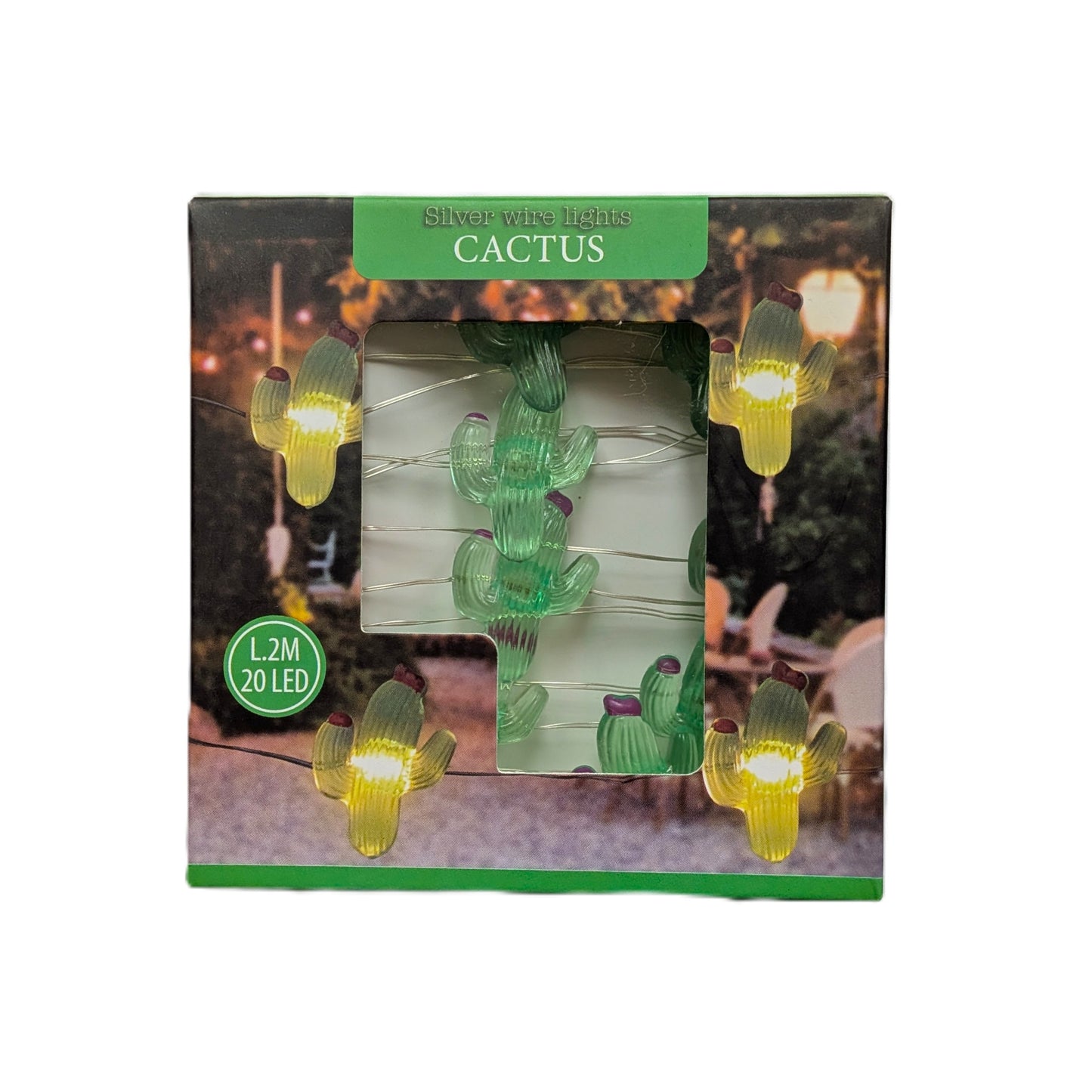 21 Guirlandes Lumineuse 20 LED Ananas / Cerise / Cactus /  Fleur