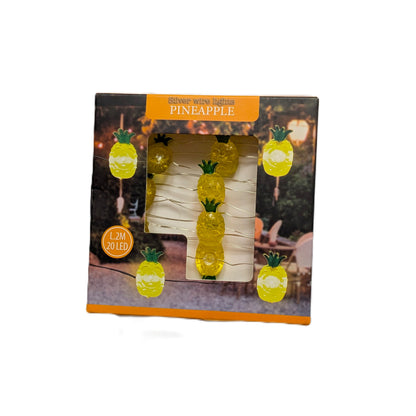 21 Guirlandes Lumineuse 20 LED Ananas / Cerise / Cactus /  Fleur