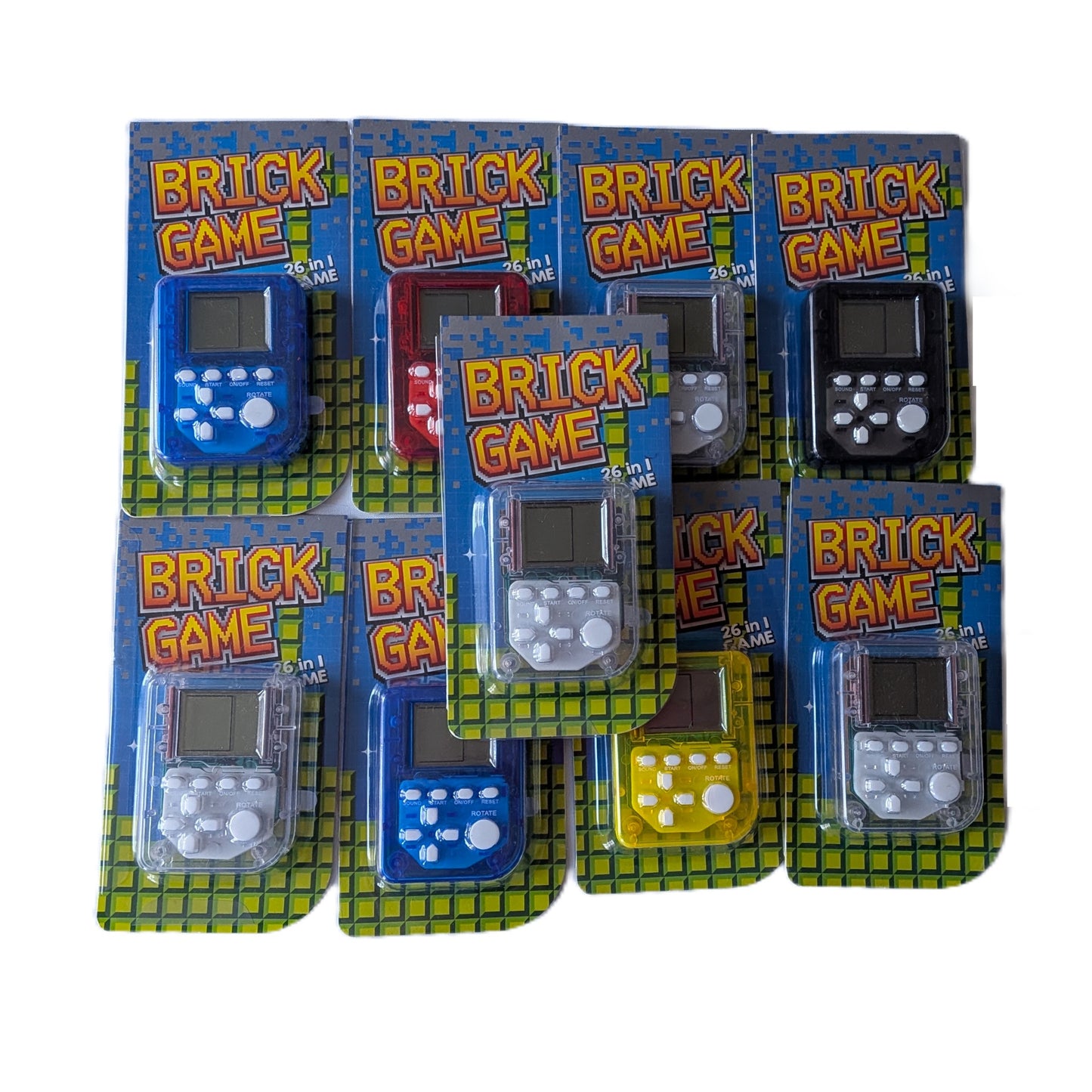 9 Consoles de jeux électronique portable rétro  26 mini-jeux