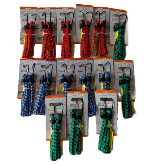 15 Tendeurs Rouge - Bleu - Vert