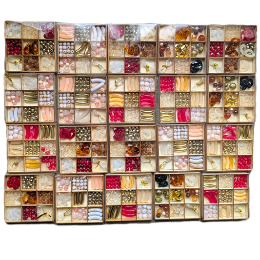 20 Coffrets de Perles Acrylique