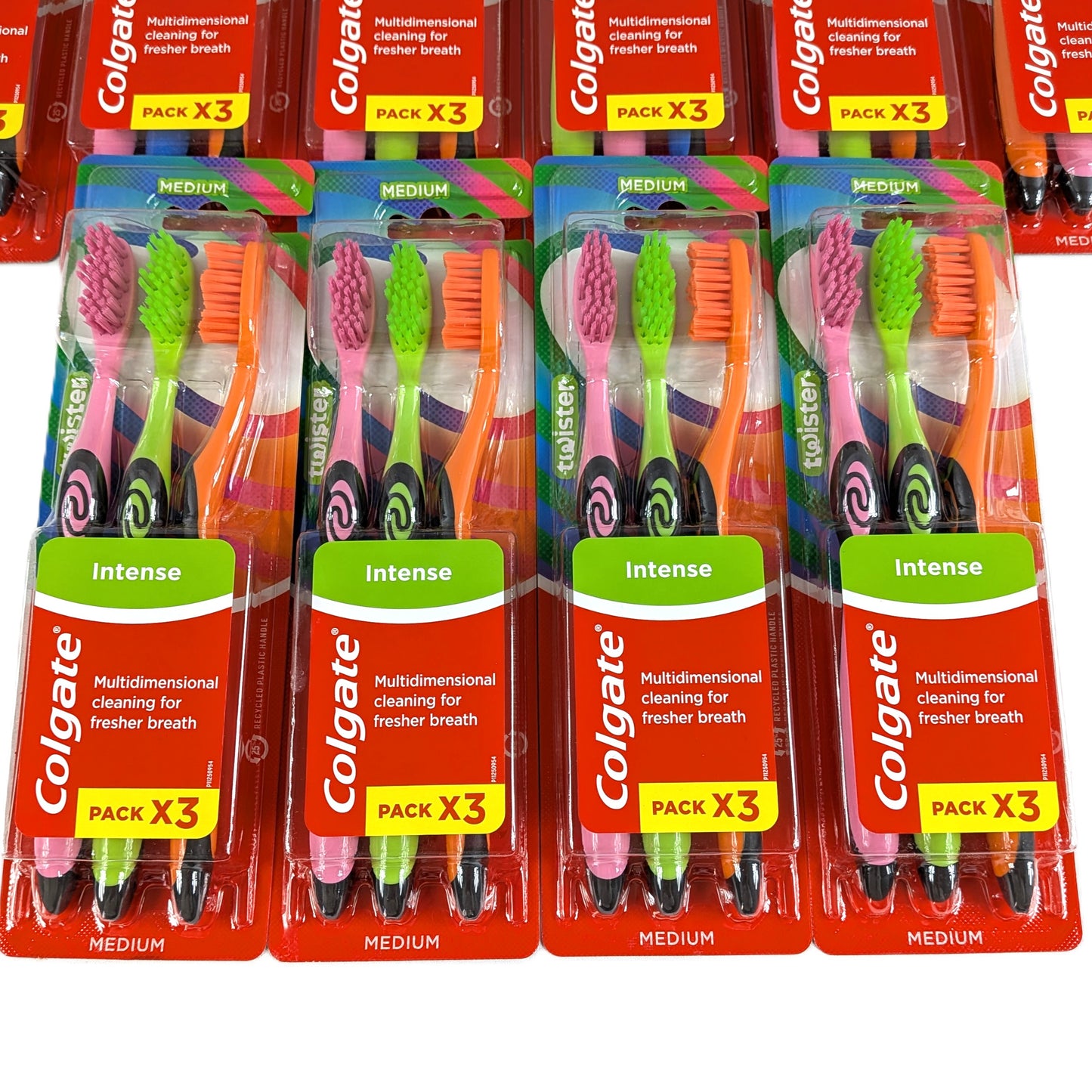 15 Paquets de 3 Brosses à dents Colgate Intense