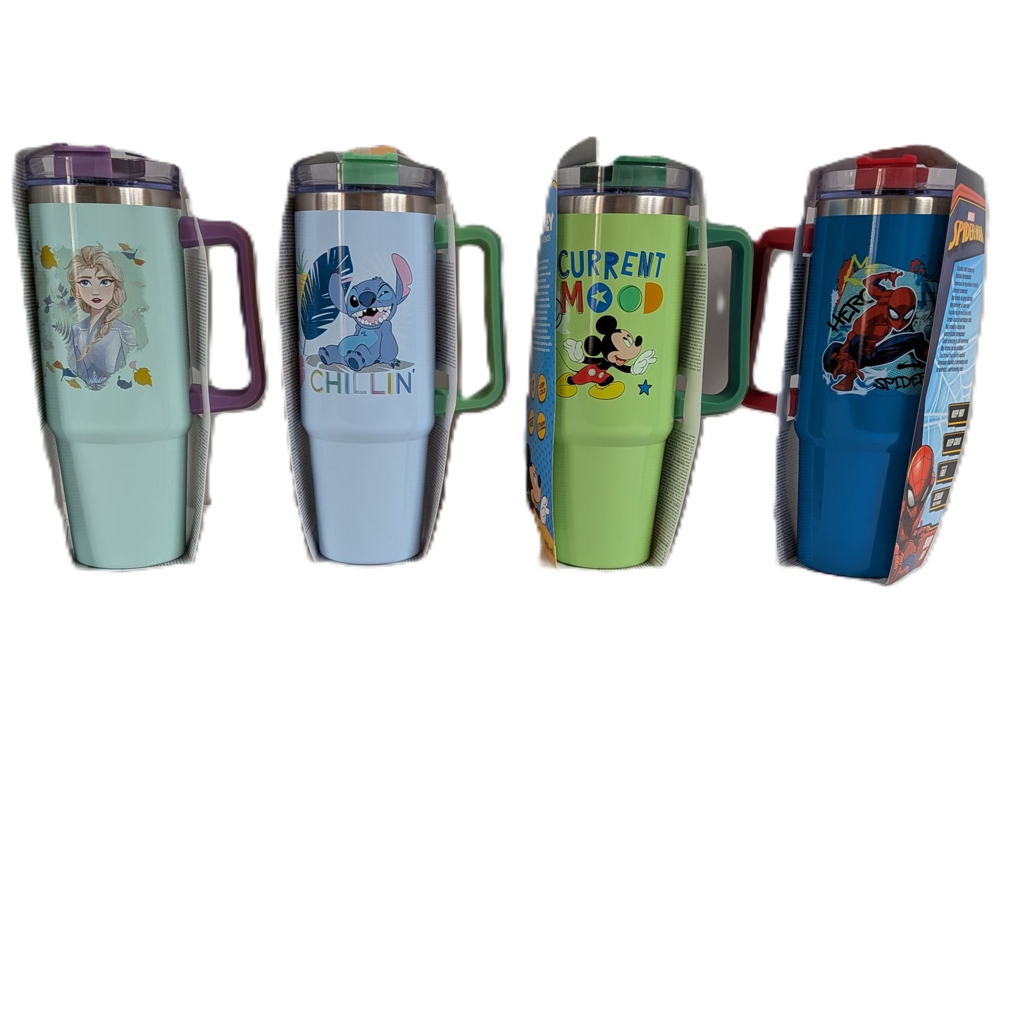 12 Gourdes isothermes avec poignée 900 ml  Disney Lot N°2
