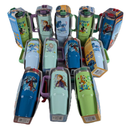 12 Gourdes isothermes avec poignée 900 ml  Disney Lot N°1