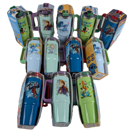 12 Gourdes isothermes avec poignée 900 ml  Disney Lot N°1