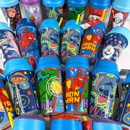 27 Cup Goûter 2-en-1 avec paille 465 ml Disney