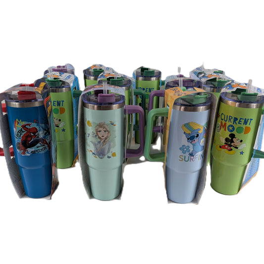 12 Gourdes isothermes avec poignée 900 ml  Disney Lot N°2