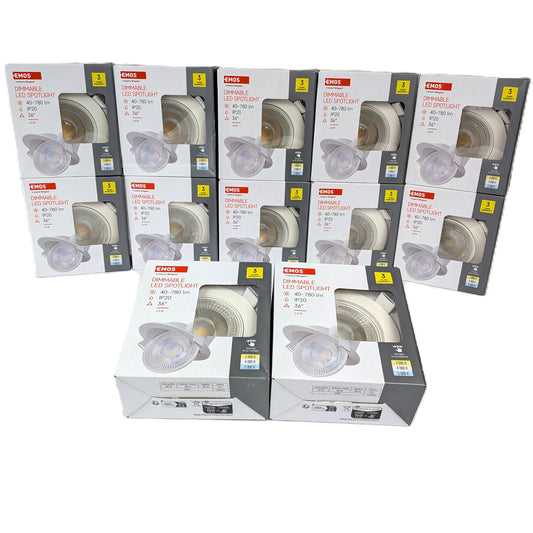 12 Spots LED 60W Dimmable Encastrable Emos by Legrand
