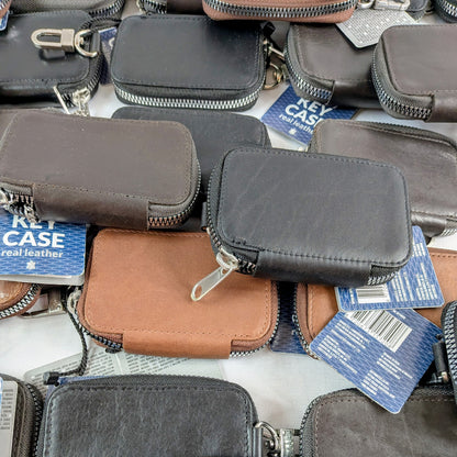 42 Pochettes / Portes-clés / Portes Monnaies en cuir de vache