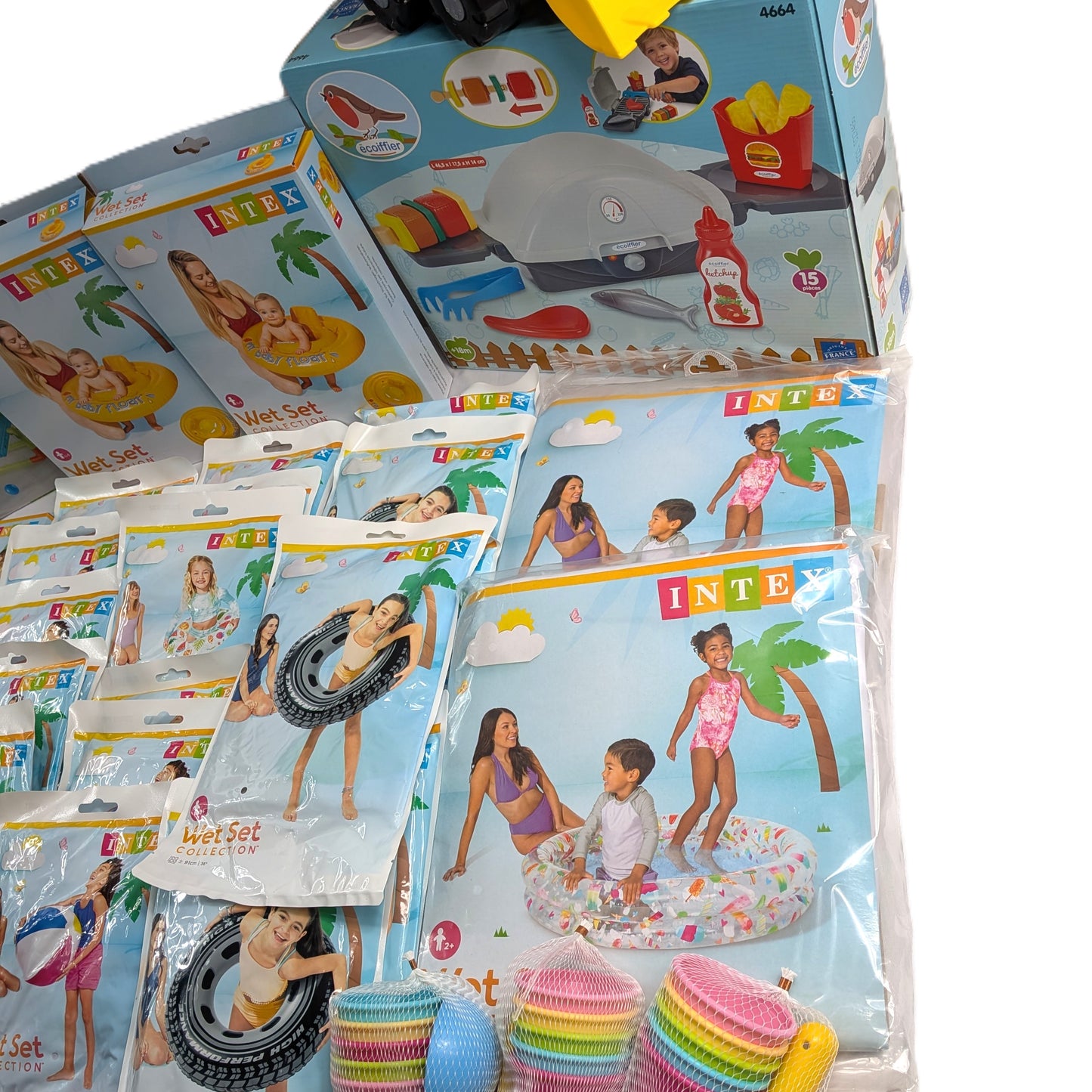 44 Piéces Jouets Plage Piscine Intex Enfants