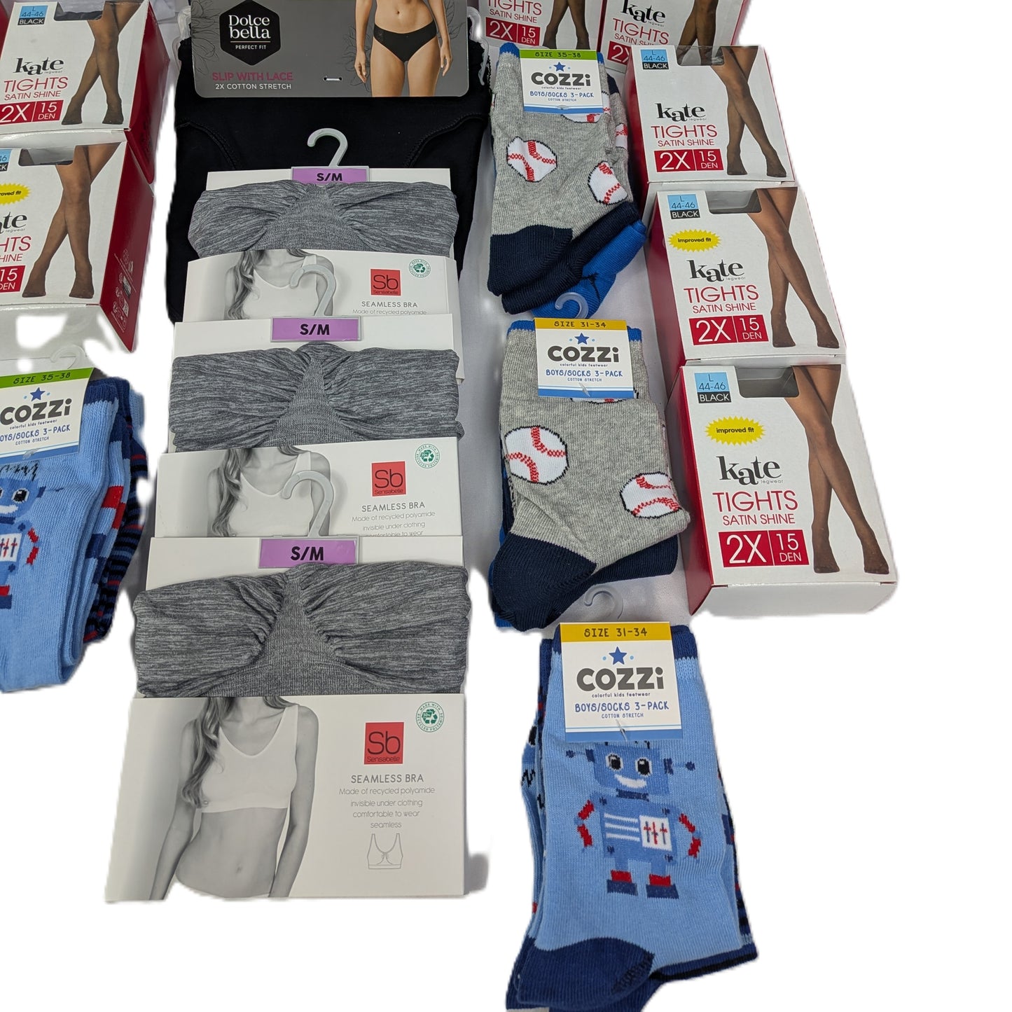 32 Articles Sous vêtements Homme / Femme / Enfant