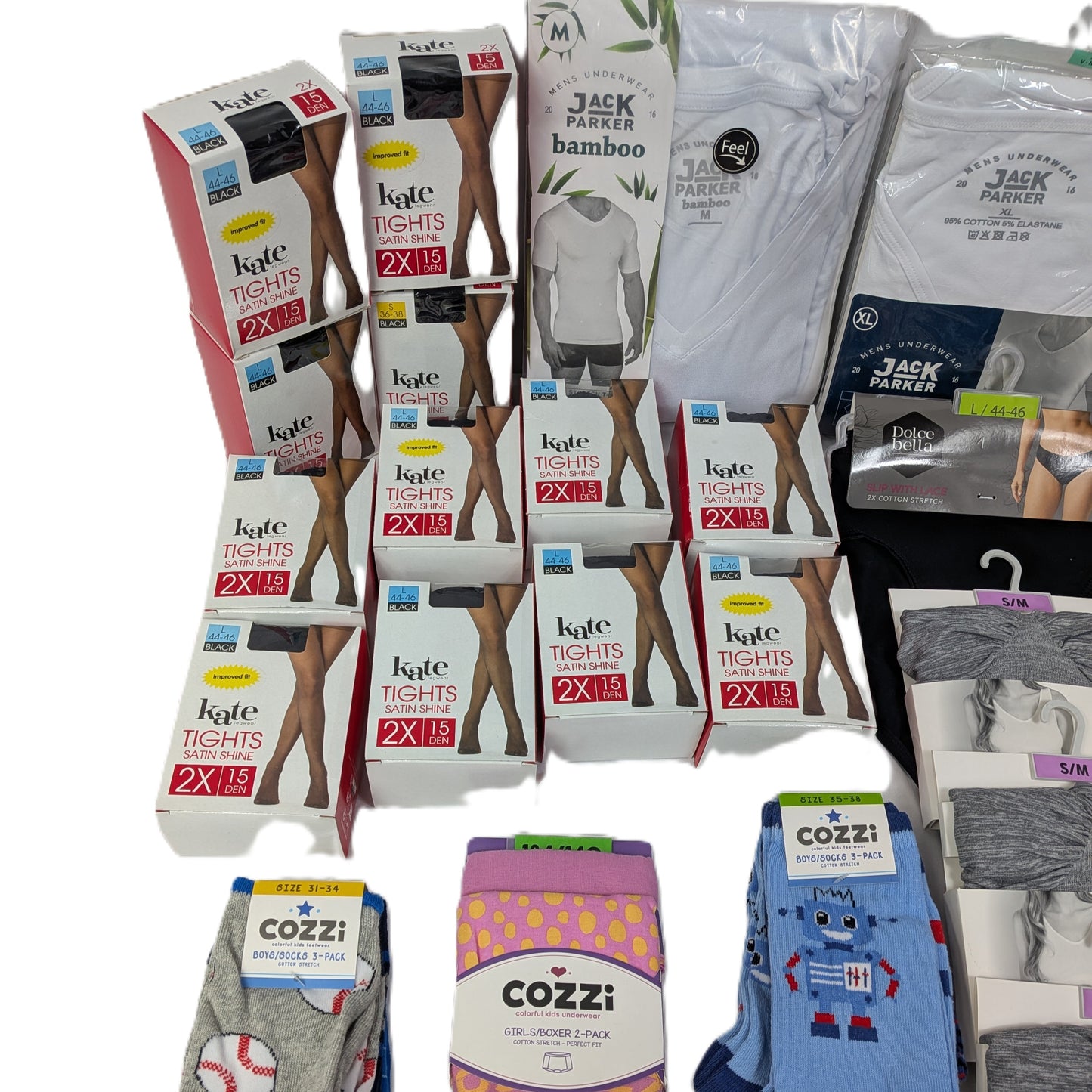 32 Articles Sous vêtements Homme / Femme / Enfant