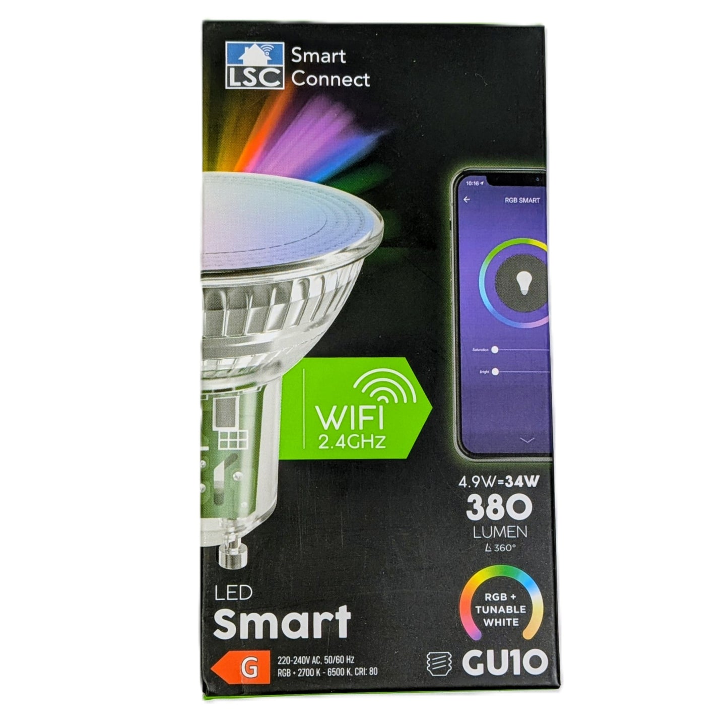 11 Ampoules Led Smart Connect Wifi RGB GU10