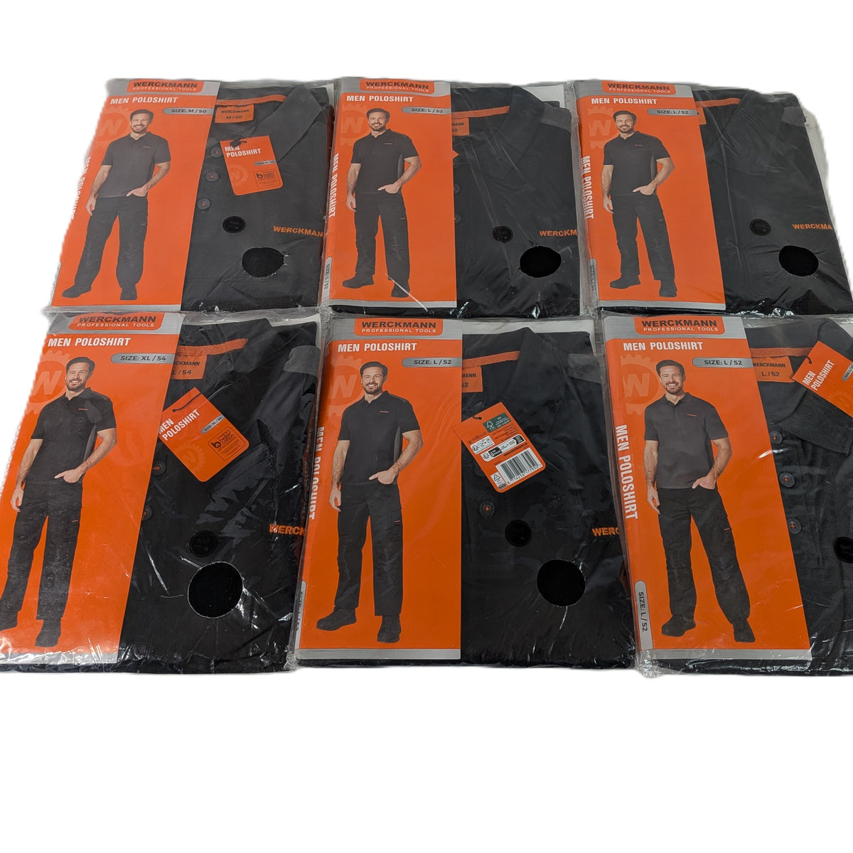 6 Polos de travail Werckmann Homme