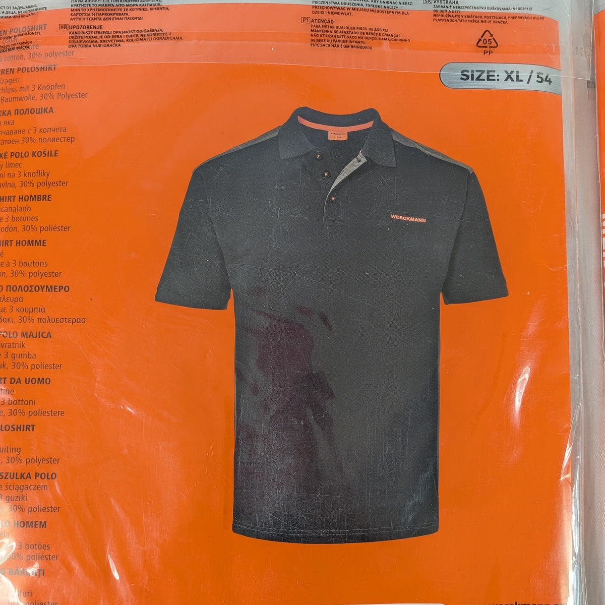 6 Polos de travail Werckmann Homme
