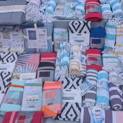 60 Articles - Serviettes de plage / hammam ..Nappes 100 % Coton