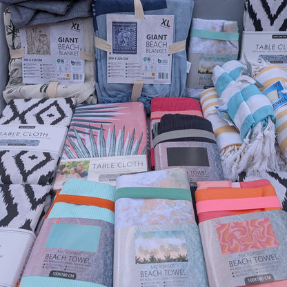 60 Articles - Serviettes de plage / hammam ..Nappes 100 % Coton