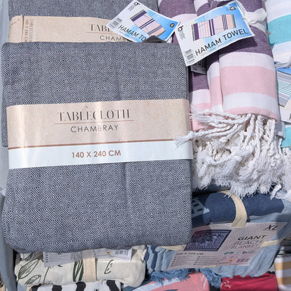 60 Articles - Serviettes de plage / hammam ..Nappes 100 % Coton