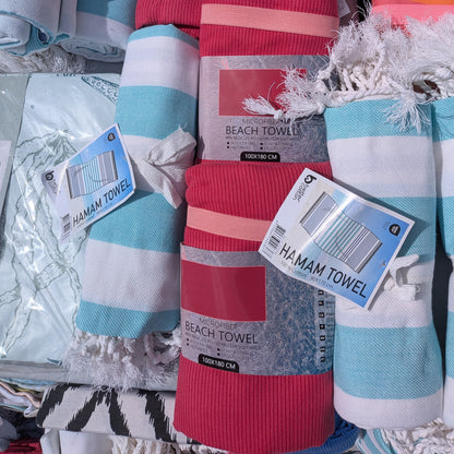 60 Articles - Serviettes de plage / hammam ..Nappes 100 % Coton