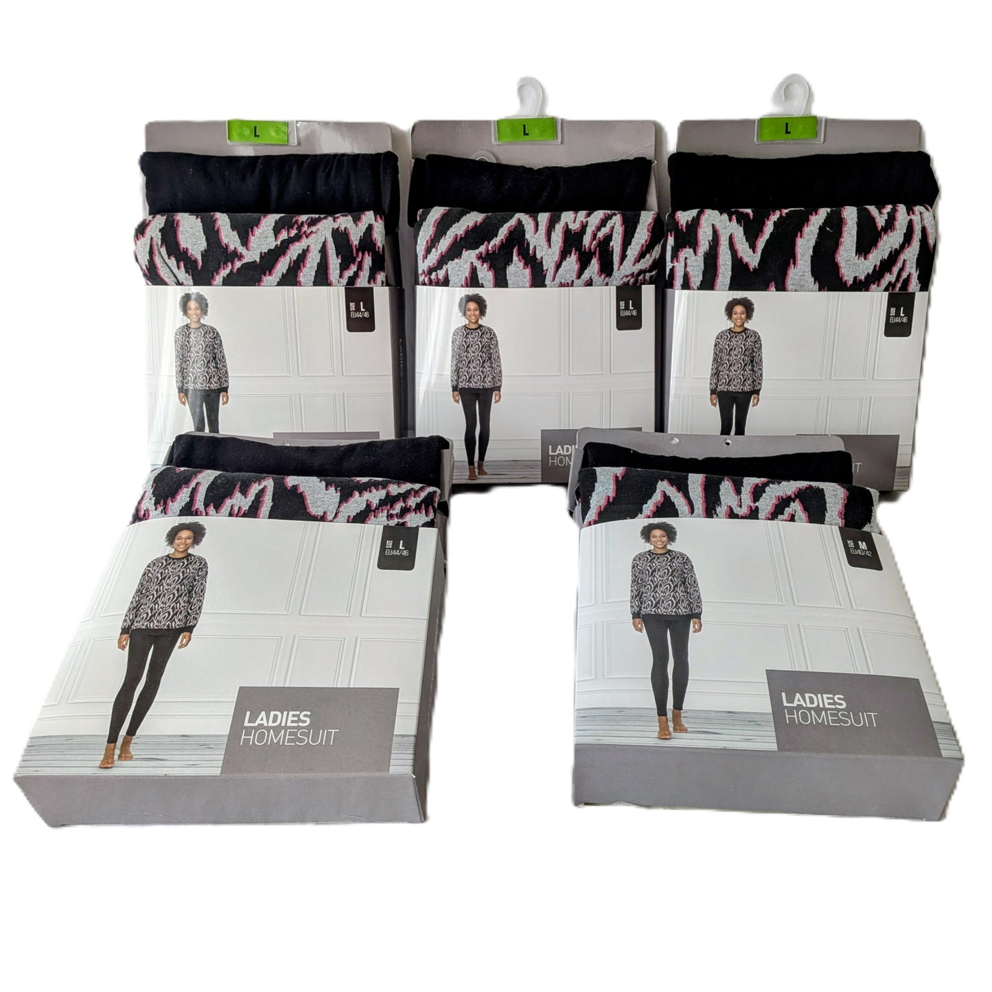5 Pyjamas Femme 2 pièces bas + haut épais L et M