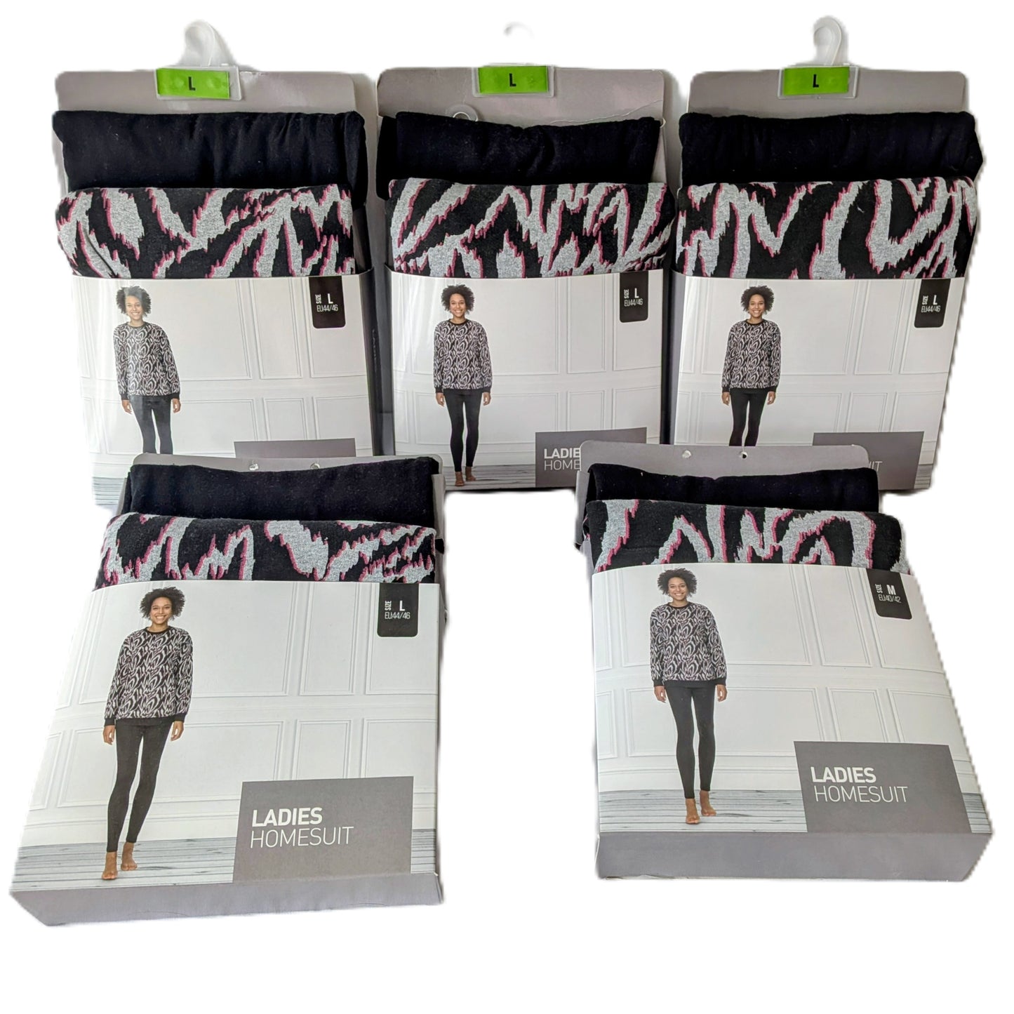 5 Pyjamas Femme 2 pièces bas + haut épais L et M