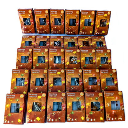 30 Guirlandes lumineuse 10 LED  Automne plusieurs modèles