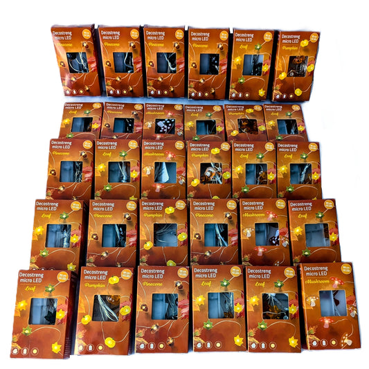 30 Guirlandes lumineuse 10 LED  Automne plusieurs modèles
