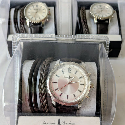 3 Coffrets montre + 2 bracelets Homme