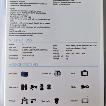11 Caméras " Spécial Edition 25 ans " 4K Wifi 2.0 + accessoires