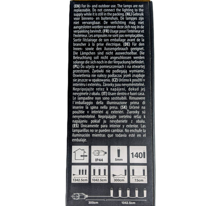 11 Guirlandes électrique de 140 Led de 14 mètres intérieur / extérieur