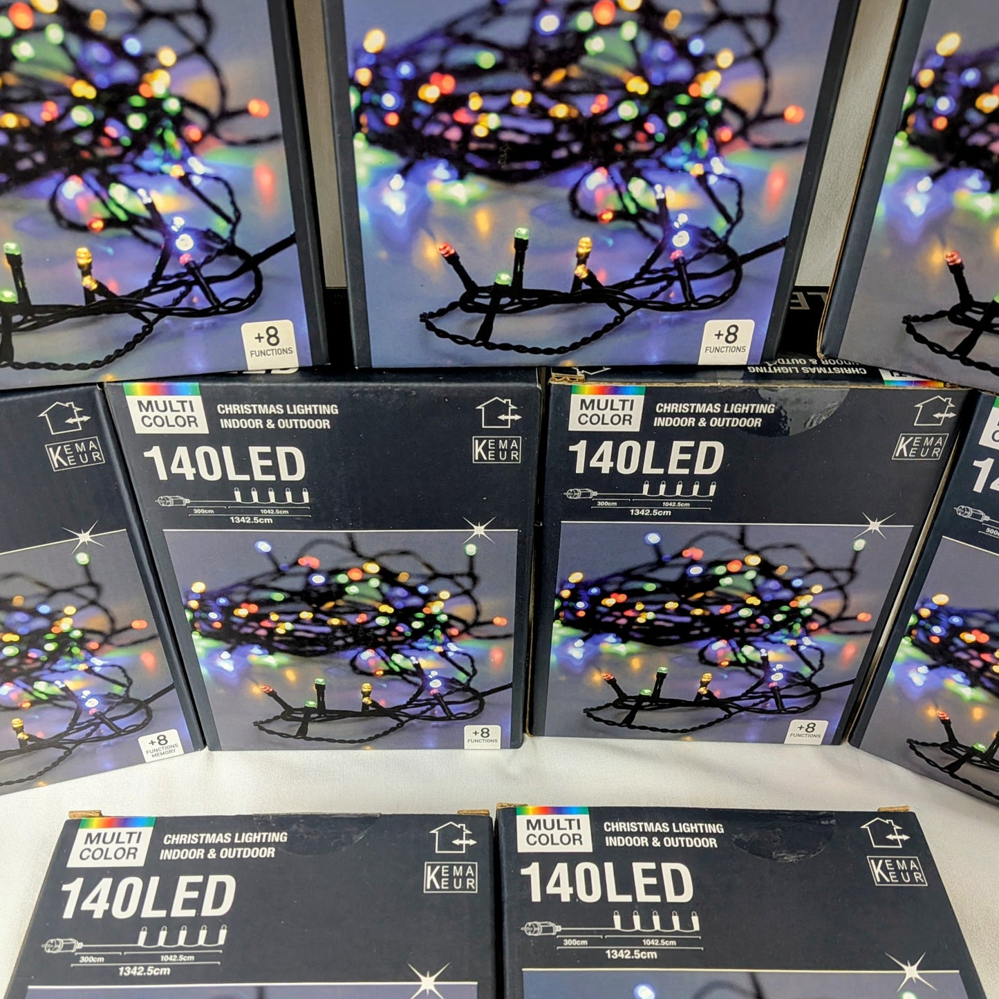 11 Guirlandes électrique de 140 Led de 14 mètres intérieur / extérieur