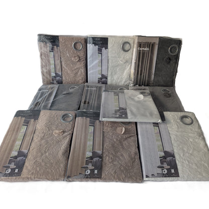 10 Pieces de rideaux 140x 260 - 135x260 cm