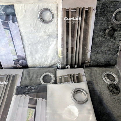 10 Pieces de rideaux 140x 260 - 135x260 cm
