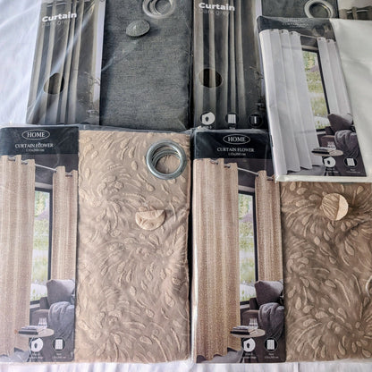 10 Pieces de rideaux 140x 260 - 135x260 cm