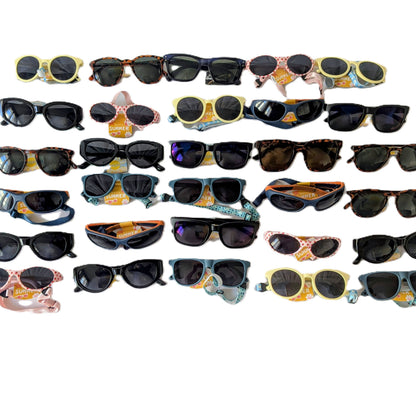 30 Paires de lunettes de Soleil enfant et adulte