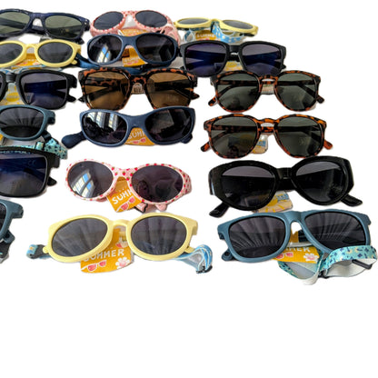 30 Paires de lunettes de Soleil enfant et adulte