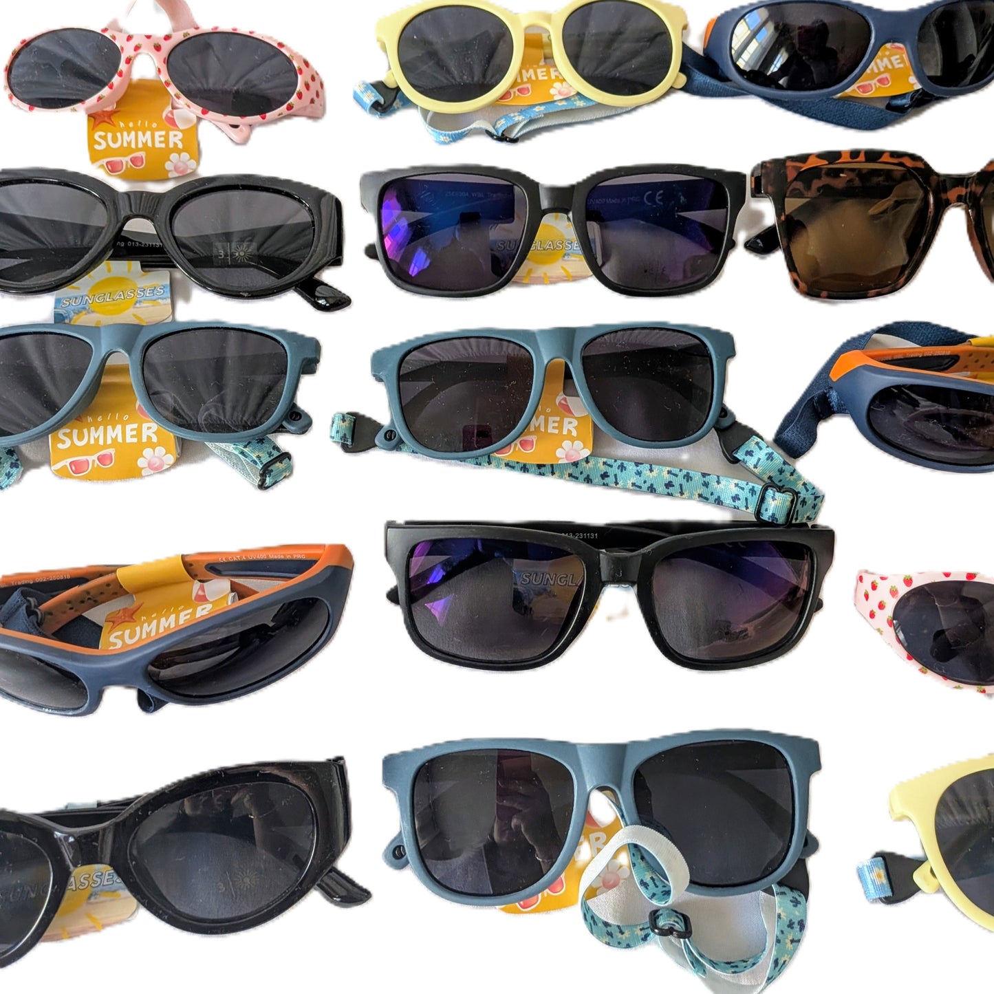 30 Paires de lunettes de Soleil enfant et adulte