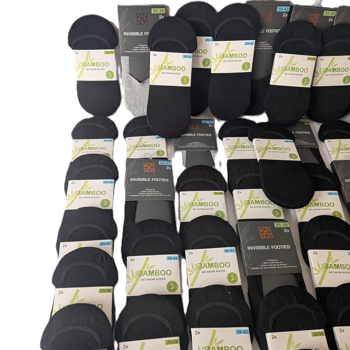 56 Paquets chaussettes basse adultes et enfants