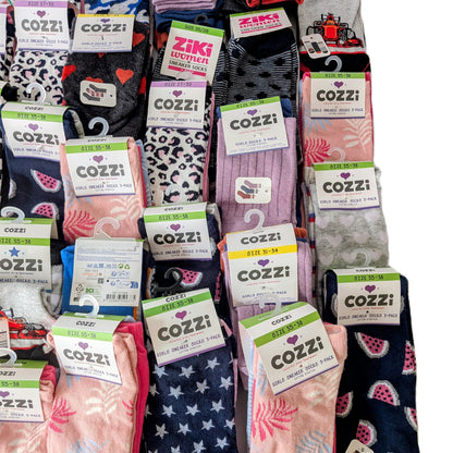 45 Paquets soit 135 chaussettes Adulte et Enfant