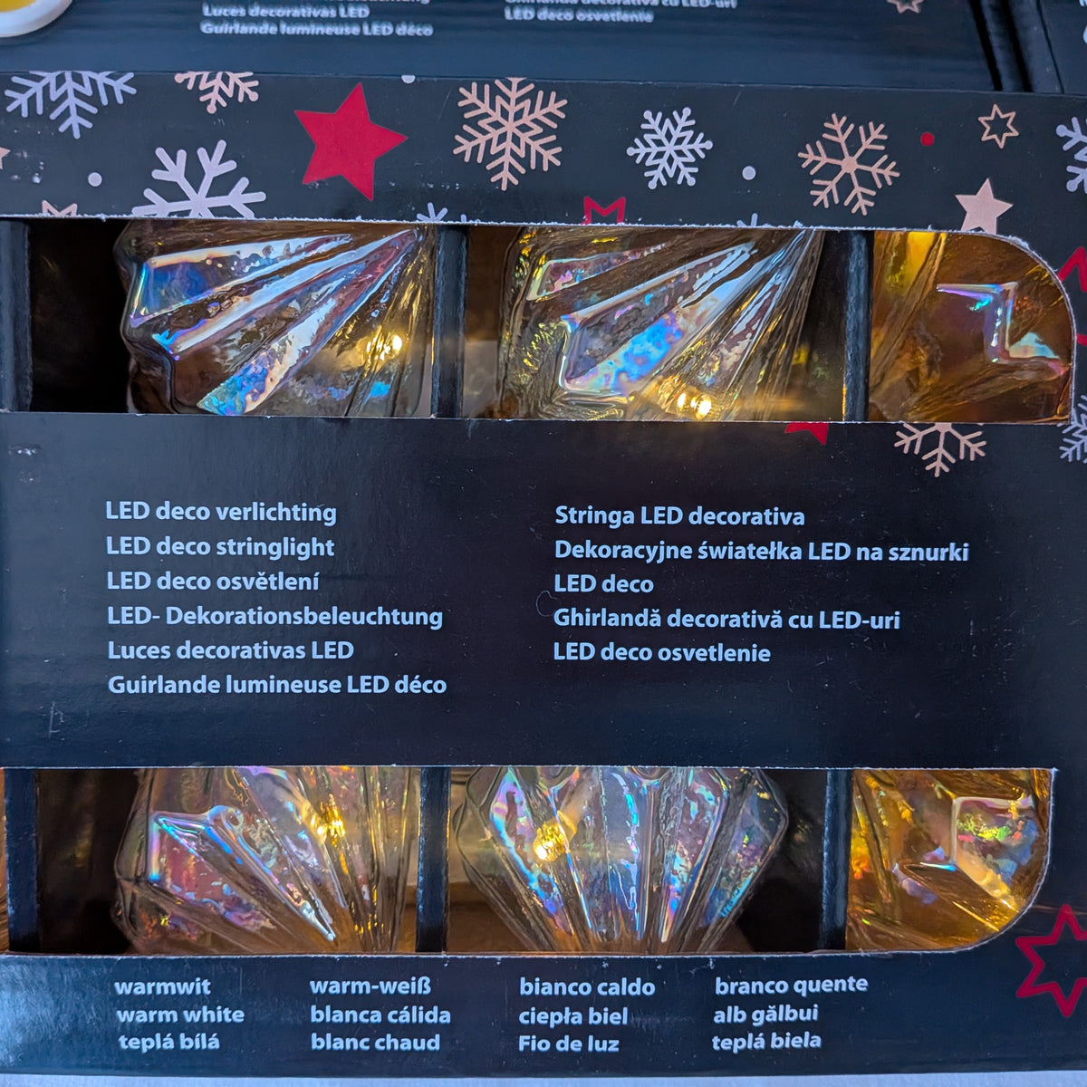 7 Guirlandes lumineuse décorative à LED – 8 LED, 1,4 m