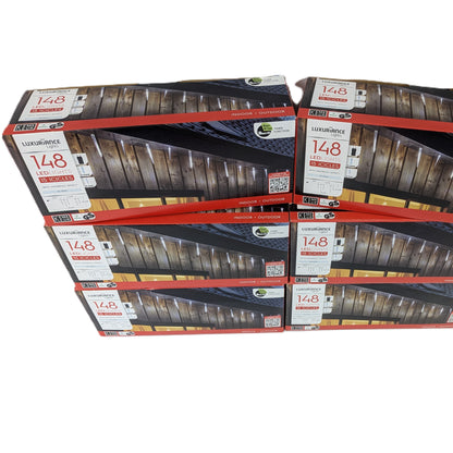 6 Boites de Guirlandes 148 Led Blanc froid 9 mètres - 15 stalactites intérieur/ extérieur avec minuterie