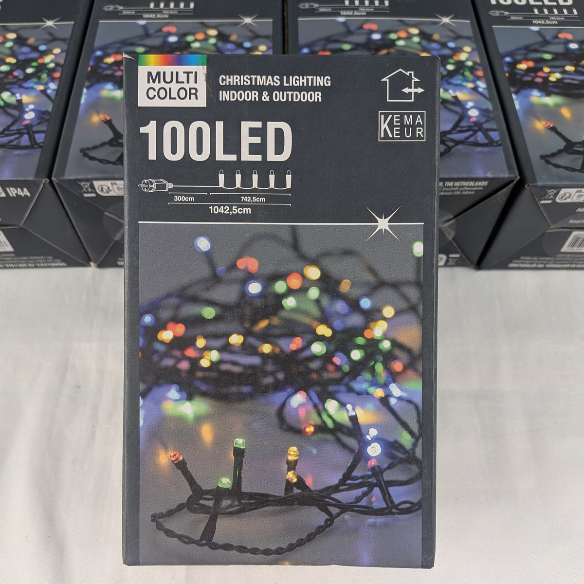 9 Boites : Guirlande lumineuse de Noël multicolore 100 LED - 10 m