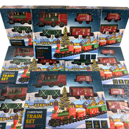 8 Boites : Petit train électrique de Noël avec son et lumière
