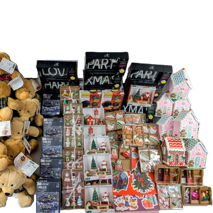 100 Pièces d’Articles de Fête de Noël à LED – Décorations Lumineuses Festives