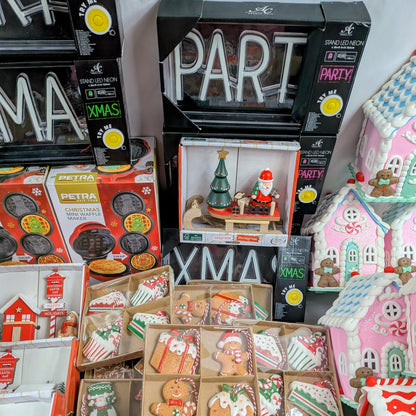100 Pièces d’Articles de Fête de Noël à LED – Décorations Lumineuses Festives
